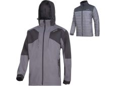 JAKNA Z SNEMLJIVO PODLOGO 3v1, ČRNO-SIVA, 2XL LAHTI L4094005 JAKNA Z SNEMLJIVO PODLOGO 3v1, ČRNO-SIVA, 2XL LAHTI L4094005