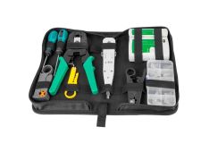 Komplet za mrežo 10/1, tester 7874, klešče, 2xizvijač, set konektorjev, torbica Komplet za mrežo 10/1, tester 7874, klešče, 2xizvijač, set konektorjev, torbica
