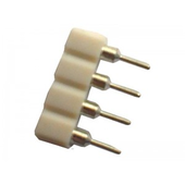 LED 4-pin Ž. za 10mm PCB, bela barva