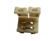 LED pin spojka za 8mm led trak, 2 pina, bela barva LED pin spojka za 8mm led trak, 2 pina, bela barva