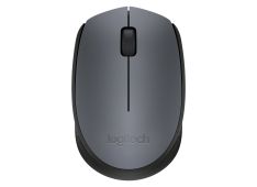 LOGITECH brezžična miška M170, siva