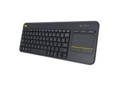 LOGITECH Brezžična tipkovnica K400 Plus, črna LOGITECH Brezžična tipkovnica K400 Plus, črna