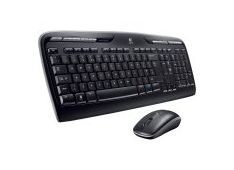 LOGITECH brezžični komplet MK330, črna