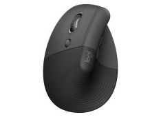 LOGITECH ergonomska miška Lift Bluetooth, siva/črna