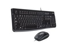 LOGITECH komplet miška in tipkovnica MK120, črna LOGITECH komplet miška in tipkovnica MK120, črna