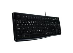 LOGITECH žična tipkovnica K120, črna