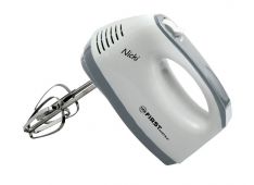 Mikser ročni FIRST, 5 hitrosti, 150W, belo-sive barve Mikser ročni FIRST, 5 hitrosti, 150W, belo-sive barve