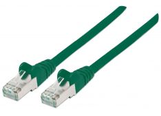 Mrežni kabel Intellinet 0.5 m Cat6A, CU, zelen - 350594 - 766623350594