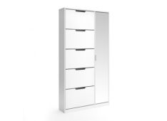 Omara za čevlje LONE 6 (bela) 90x22,5x170 Iveral bela Omara za čevlje LONE 6 (bela) 90x22,5x170 Iveral bela