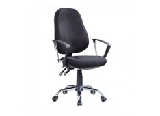 Pisarniški stol SIMON 60x60x100-110 Tkanina črna Pisarniški stol SIMON 60x60x100-110 Tkanina črna