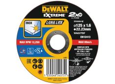 PLOŠČA REZALNA 125 X 1,6 MM INOX Dewalt DT43936 PLOŠČA REZALNA 125 X 1,6 MM INOX Dewalt DT43936