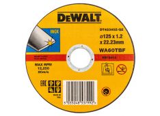 PLOŠČA REZALNA ZA KOVINO 125x1.2x22.23 mm Dewalt DT42340Z PLOŠČA REZALNA ZA KOVINO 125x1.2x22.23 mm Dewalt DT42340Z