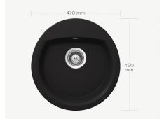 Pomivalno korito SCHOCK Manhattan R-100 Onyx Pomivalno korito SCHOCK Manhattan R-100 Onyx