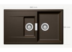 Pomivalno korito SCHOCK Mono D-150 Bronze Pomivalno korito SCHOCK Mono D-150 Bronze