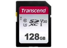 SDXC TRANSCEND 128GB 300S, 95/45MB/s, C10, UHS-I Speed Class 3 (U3), V30 - TS128GSDC300S - 760557841029