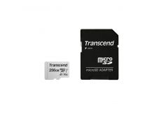 SDXC TRANSCEND MICRO 256GB 300S, 95/45MB/s, C10, UHS-I Speed Class 3 (U3), adapter - TS256GUSD300S-A - 760557843047