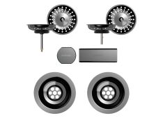 Set izliv, preliv in gumb SCHOCK 400067 Gunmetal Set izliv, preliv in gumb SCHOCK 400067 Gunmetal