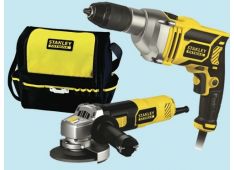 SET UDARNI VRTALNIK 750W IN KOTNI BRUSILNIK 850W Stanley FMEK21S SET UDARNI VRTALNIK 750W IN KOTNI BRUSILNIK 850W Stanley FMEK21S