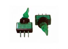 STIKALO 0-1 12V/20A zelene barve z lučko, 3- pin STIKALO 0-1 12V/20A zelene barve z lučko, 3- pin