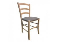 Stol PAESANA PU 43x43x86 Umetno usnje + les natur + cappuccino Stol PAESANA PU 43x43x86 Umetno usnje + les natur + cappuccino