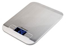 Tehtnica kuhinjska digitalna ESPERANZA brušen aluminij 5kg (g.:1g) Tehtnica kuhinjska digitalna ESPERANZA brušen aluminij 5kg (g.:1g)