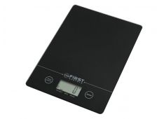 Tehtnica kuhinjska digitalna FIRST 5kg (g.:1g), črna barva Tehtnica kuhinjska digitalna FIRST 5kg (g.:1g), črna barva