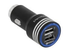 USB avto - polnilec KRUGER-MATZ 2xUSB 4800mA s funkcijo Quick Charge 3.0 USB avto - polnilec KRUGER-MATZ 2xUSB 4800mA s funkcijo Quick Charge 3.0