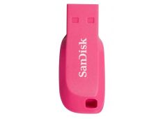USB DISK SANDISK 16GB CRUZER BLADE ROZA, 2.0, brez pokrovčka - SDCZ50C-016G-B35PE - 619659141066