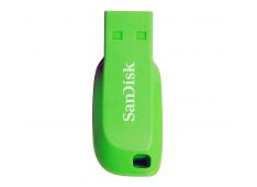 USB DISK SANDISK 32GB CRUZER BLADE ZELENA, 2.0, zelen, brez pokrovčka - SDCZ50C-032G-B35GE - 619659146948