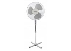 Ventilator samostoječi, 40cm, 3-hitrosti, 50W, belo-sive barve Ventilator samostoječi, 40cm, 3-hitrosti, 50W, belo-sive barve