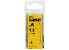 VIJAČ TX15/70MM 5KOS Dewalt DT7291 VIJAČ TX15/70MM 5KOS Dewalt DT7291